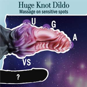 Dicker Fantasy-Tierdrachen-Dildo Großer Analplug Monster-Knoten Alien-Analpenis mit Saugnapf Weiches Silikon-Sexspielzeug - Product Image 4