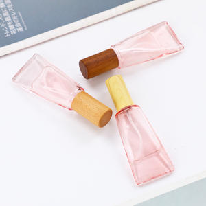 Nouvelle conception, flacon de <span class=keywords><strong>parfum</strong></span> miniature fantaisie de 10 ml, format poche, personnalisé, unique, en forme de tuyau rose, en verre, avec vaporisateur fin et couvercle. - Product Image 3