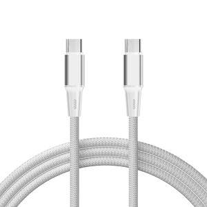 Câble de charge rapide en alliage d'aluminium tressé en nylon PD 65W Type C vers Type C 0,9m 1,8m 3m pour 17 16 15 Pro Max - Product Image 3