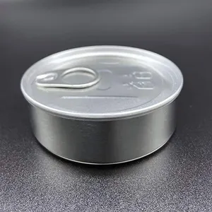 定制100毫升锡3.5可以压在锡卡利贴纸3.5克自封金属锡罐带盖