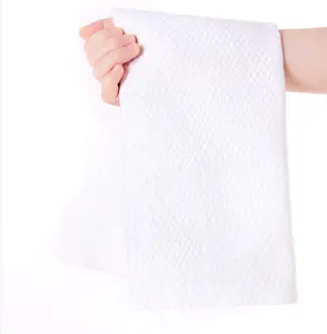 无纺布软妆一次性棉面部清洁一次性手巾客人毛巾布像薄纸亚麻手感