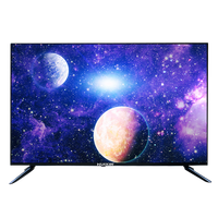 Téléviseur LED au design moderne, panneau vidéo supérieur, garantie de 3 ans, 32 pouces, téléviseur intelligent Android durable pour hôtels