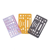 Modèles de graphique de dessin de vente directe d'usine Tool Modèles de dessin de pochoir d'étudiant en plastique