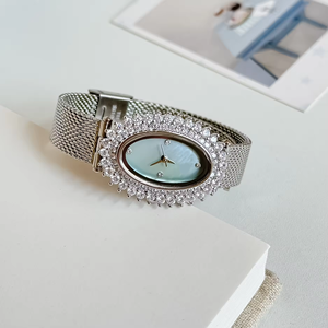 Luxury <b>Vintage</b> Quartz <b>Watches</b> for Women High quality Dial Water Resistant Wedding Diamond Waterproof <b>Watches</b> for <b>Lady</b> - Product Image 4