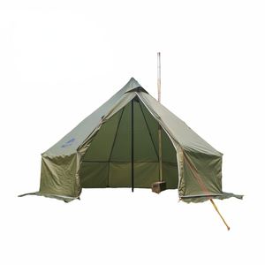 MCETO leggero stile mongolo tenda stufa invernale per campeggio all'aperto <span class=keywords><strong>Bushcrafter</strong></span> piramide tenda calda - Product Image 1