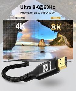 ओम 8K HdTV केबल अल्ट्रा HdTV केबल 8k60hz 1m 1.5m 2m 3m 5m उच्च गति 48gbps - Product Image 4