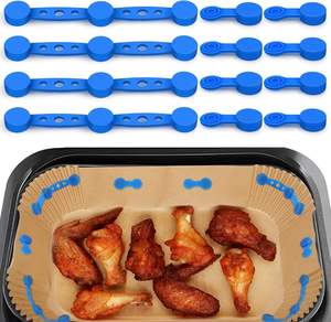 Clip Magnetiche in Silicone Resistenti al Calore per Carta da Forno per <span class=keywords><strong>Friggitrice</strong></span> <span class=keywords><strong>ad</strong></span> <span class=keywords><strong>Aria</strong></span>, Previene Bruciature, <span class=keywords><strong>Accessori</strong></span> per <span class=keywords><strong>Friggitrice</strong></span> <span class=keywords><strong>ad</strong></span> <span class=keywords><strong>Aria</strong></span> - Product Image 1