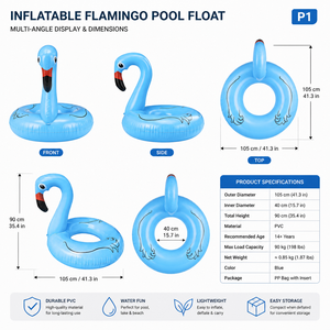 Lettino Gonfiabile con Schienale in Rete, Pieghevole, in PVC, Doppio Uso Letto/Divano, per Feste Estive, Prezzo di Fabbrica OEM - Product Image 2