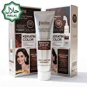Jiaying Crema Colorante per <span class=keywords><strong>Capelli</strong></span> Professionale di Grado Premium Permanente <span class=keywords><strong>Senza</strong></span> <span class=keywords><strong>Ammoniaca</strong></span> a Base di Erbe Organiche e Cheratina Copre i <span class=keywords><strong>Capelli</strong></span> Grigi 160ml - Product Image 1