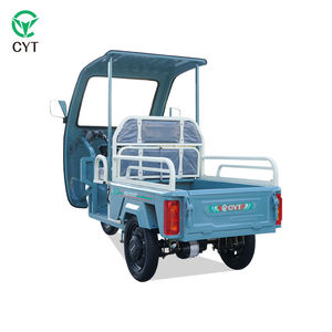 Tricycle électrique commercial avec cabine, camion à trois roues robuste pour entrepôt et marché - Product Image 1