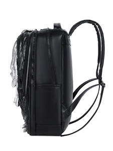 กระเป๋าเป้สะพายหลังลายกะโหลก3D ลมคล้ายกับการปิดด้วยซิปโพลีเอสเตอร์สไตล์วีนอม - Product Image 5