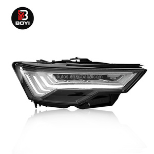 ไฟหน้า LED สำหรับ <span class=keywords><strong>AUDI</strong></span> <span class=keywords><strong>Audi</strong></span> A6 C8 2019 2020 2021 2022 <span class=keywords><strong>2023</strong></span>อัพเกรด DRL แบบไดนามิกไฟสูงต่ำปลั๊กแอนด์เพลย์อุปกรณ์เสริมรถยนต์ - Product Image 1