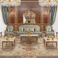 Table console en bois de style antique de luxe avec finition dorée pour le salon et l'entrée Table classique de luxe sculptée en bois massif