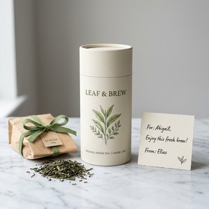 Custom Artisan Round Paper Tube Cylinder <b>Box</b> for Loose Leaf Tea Packaging Custom Logo Tea Canister <b>Gift</b> Wholesale - Product Image 2