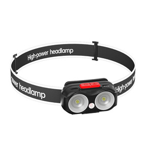 Lampe frontale LED réglable et étanche, batterie rechargeable 2000 mAh, lumière de travail ultra-lumineuse, utilisation en extérieur - Product Image 1
