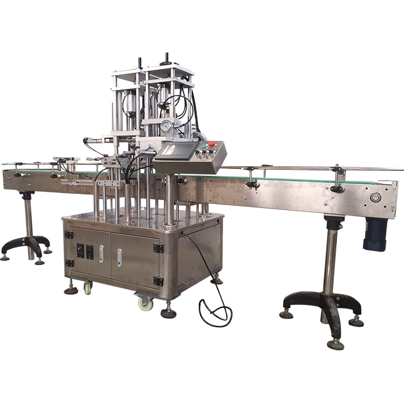 Машина для укупорки стеклянных банок с металлическими крышками, укупорочная машина для лифта