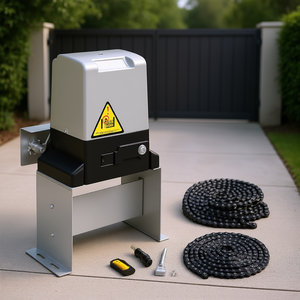 Abrepuertas Correderas Automático de 3300 Libras y 550 W CA 230 V para Entrada de Vehículos con Sensor Infrarrojo de Aleación de Aluminio Fundido a Presión - Product Image 2