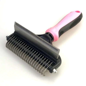 <b>Pet</b> Detangling Comb 2 In 1 Stainless Steel Dual Use For Dog Grooming - Product Image 3