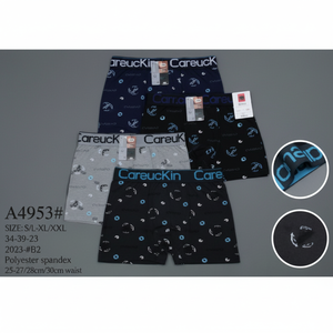 Boxer da uomo XXL mutandine in Nylon Spandex traspirante Plus Size con Logo in vita semplice Design boxer de hombre di qualità - Product Image 1