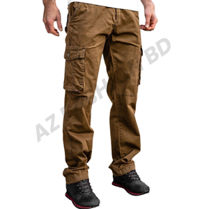 กางเกงคาร์โก้ผู้ชายคุณภาพดีที่สุด สไตล์สตรีทแวร์ กางเกงจ็อกเกอร์ผู้ชายหลายกระเป๋า กางเกงผู้ชายแฟชั่นใหม่จากบังกลาเทศ - Product Image 5