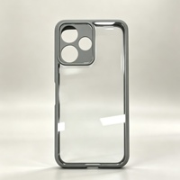 Casing Redmi 12 Focus Akrilik + TPU Transparan, Hybrid Hard Back Soft Frame, Cocok untuk Berbagai Model, 4 Pilihan Warna, Suplai Grosir