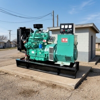 Groupe électrogène diesel Ricardo 30 kW triphasé 50 Hz à châssis ouvert, groupe électrogène diesel robuste pour chantier de construction