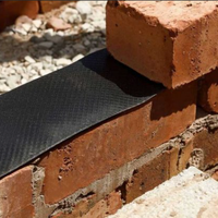 Membrane DPC en PE de 500 µm, résistante aux UV et à la moisissure, solution anti-humidité pour murs, DPC personnalisable