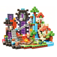 Blocs de construction magnétiques 3D DIY, cubes colorés, jouets magnétiques pour enfants, ensemble éducatif STEM pour cadeau d'anniversaire