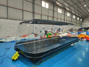 Tente <span class=keywords><strong>bulle</strong></span> gonflable pour voiture Garage Capsule en PVC transparent 4-6 pieds certifiée CE avec pompe à air électrique - Product Image 4