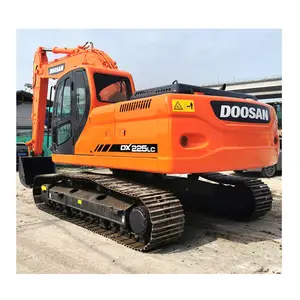 Gute Bedingung hergestellt in Südkorea 22 Tonnen hydraulische gebrauchte Doosan DX225 Bagger zu verkaufen