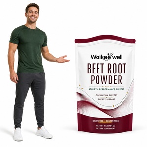 1LB Polvere di Barbabietola per Prestazioni Atletiche, Supporta la Circolazione ed l'Energia, Integratore Alimentare Senza Lattosio e <span class=keywords><strong>Glutine</strong></span>, Alimento Salutare per Adulti - Product Image 1