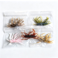 Nouvelle Leurre Souple Artificielle TPE Thunders Style Thorn-Potato 9,5cm 9g, Ver Bionique Multi-Aiguilles pour Bar et Urchin
