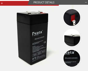Neata <span class=keywords><strong>4V</strong></span> 4Ah 4 вольт 4 ампер перезаряжаемая герметичная свинцово-кислотная батарея - Product Image 4