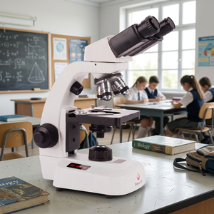 Microscope biologique <span class=keywords><strong>binoculaire</strong></span> Phenix BMC50-A2 40X-1000X <span class=keywords><strong>pas</strong></span> <span class=keywords><strong>cher</strong></span> pour étudiants, laboratoire et examen clinique - Product Image 1