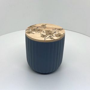 Оптовая продажа, УФ-печать, сосна, Резиновая, из бука, грецкого ореха, бамбуковые деревянные банки с деревянными крышками с воздухостойкой силиконовой прокладкой - Product Image 5