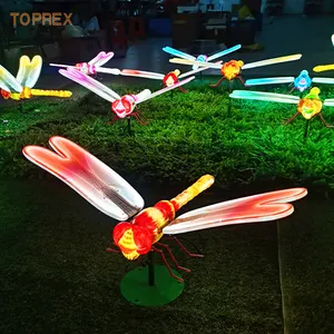 Waterproof IP65 Outdoor LED Garden Light Motion activated Dragonfly Lights Decoration LED Light Christmas Decorations Night Lamp