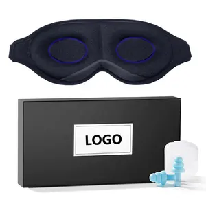 3D Slaapmasker Comfortabele Memory Foam Slaap Blinddoek Shading Licht Eye Cover Diepe Oogkas Voor Lash Extension Wasbare