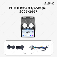 Aijia Android Cadre autoradio stéréo pour NISSAN Qashqai 2005-2007 9 INCH avec panneau de contrôle Carplay au volant