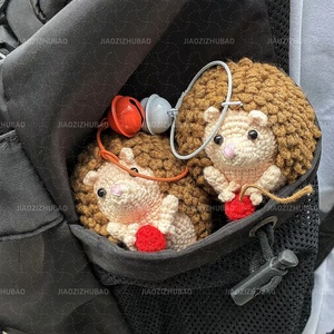 Bán buôn handmade HEDGEHOG búp bê dễ thương Crochet móc khóa tùy chỉnh trẻ em của quà tặng tinh tế Knick-knacks đồ chơi - Product Image 6