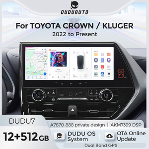 DUDUAUTO 12.3 pollici 12 + 512G unità di testa universale autoradio lettore di GPS per TOYOTA corona KLUGER 2022 presente - Product Image 2