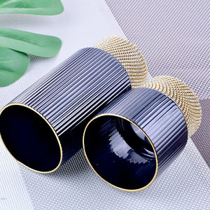 럭셔리 크리스탈 <span class=keywords><strong>mulled</strong></span> 와인 선물 유리 세트 수제 구식 수직 라인 샷 안경 사용자 정의 로고 - Product Image 2