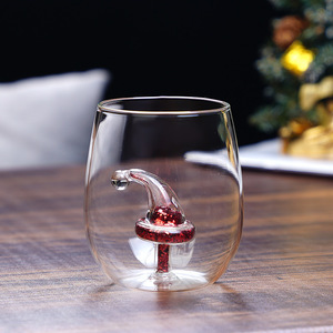 <span class=keywords><strong>Mug</strong></span> en verre borosilicate de haute qualité de 400 ml, tous types de tasses à animaux. Personnalisation prise en charge, tasses de Noël et cadeaux de Noël - Product Image 2