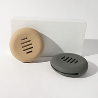Étui en silicone BEILI, boîte de rangement respirante pour poudre, support portable de voyage, conteneur protecteur anti-poussière