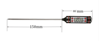 Termometer makanan rumah tangga, TP101, termometer memasak dapur, makanan pelengkap