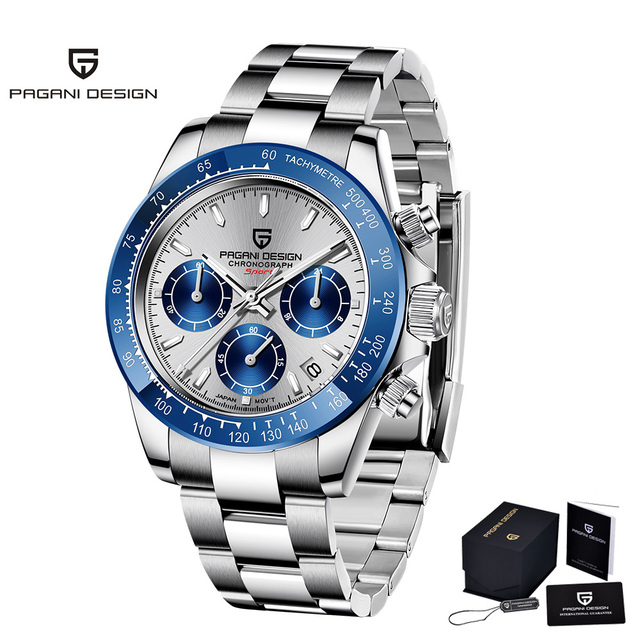 Pagani Design Business Fashion WristWatch Mens Quartz Watches Top Brand Luxury Watch Men Chronograph VK63 Movement Reloj Hombre