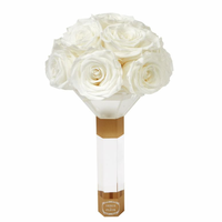 Roses stabilisées personnalisées pour toujours, décorations de mariage pour demoiselles d'honneur, fleurs, bouquets de mariée