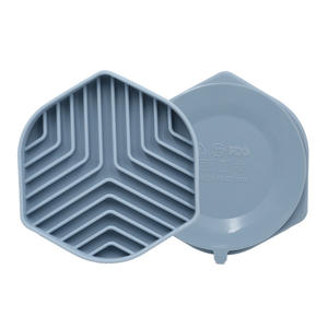 แผ่นซิลิโคนสำหรับเลียสัตว์เลี้ยงกันลื่นทรงสี่เหลี่ยมแผ่นซิลิโคนสำหรับให้สุนัขและแมวกินอาหารช้า - Product Image 4