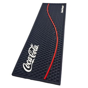 Durable Easy Clean Silicone <b>Bar</b> <b>Runner</b> Custom Brand Logo Design Non Slip Raised Dot Rubber <b>Bar</b> <b>Runner</b> - Product Image 6