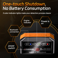 KONNWEI KW905 ELM327 OBD2 Lector de código para I/M Readiness Live Data Stream Comprobación de batería
