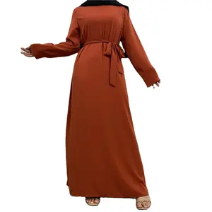 Turkiye Timur Tengah Jaring Panas Gaun Muslim Saku Berenda Desain Abaya Pesta 2022 Di Dubai Pakaian Islami untuk Dijual Kemuliaan